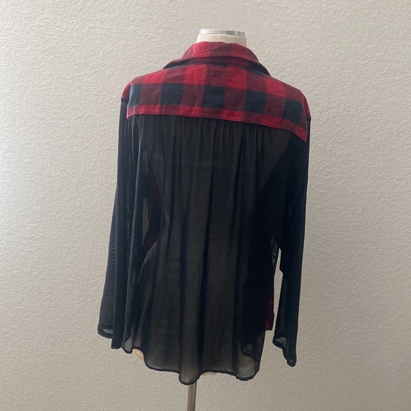Vintage mesh back flannel - Picture 3 of 5